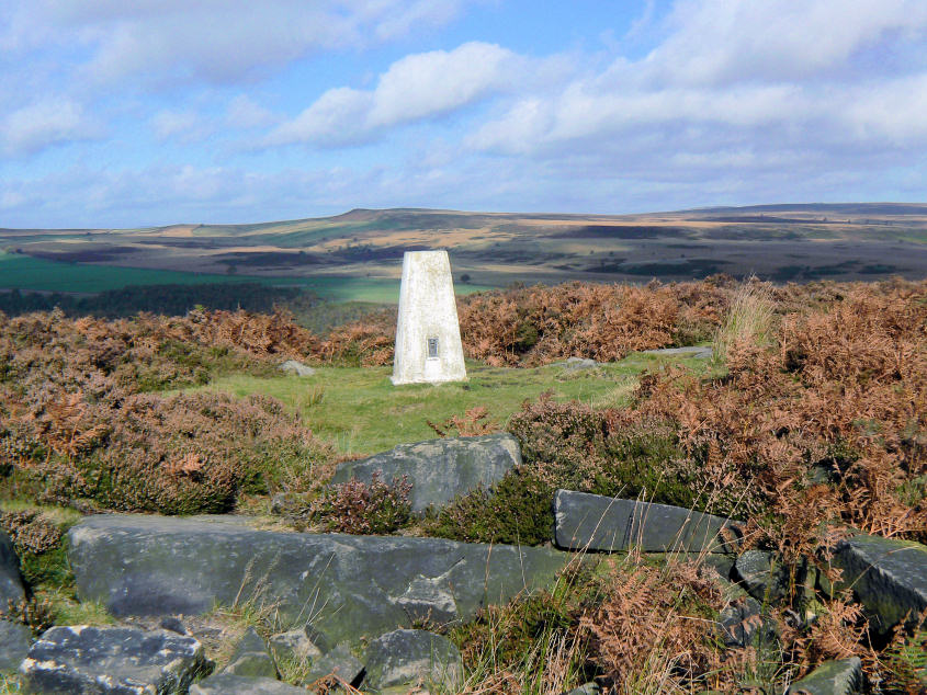 Birchen Edge trig Birchen Edge trig